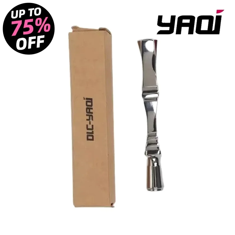 YAQI Men Safety Razor Handle Chippendale Polished Stainless Steel Collectibles Birthday Gift For Boyfriend Best Gift for Men