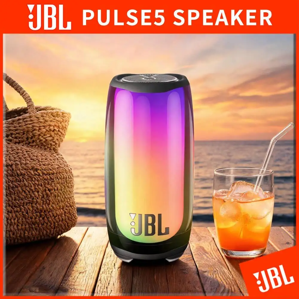 JBL Pulse 5 Portable Outdoor Wireless Party Speaker Original Pro Sound 12H Battery IP67 Dust Water Resistant 360 RGB Light