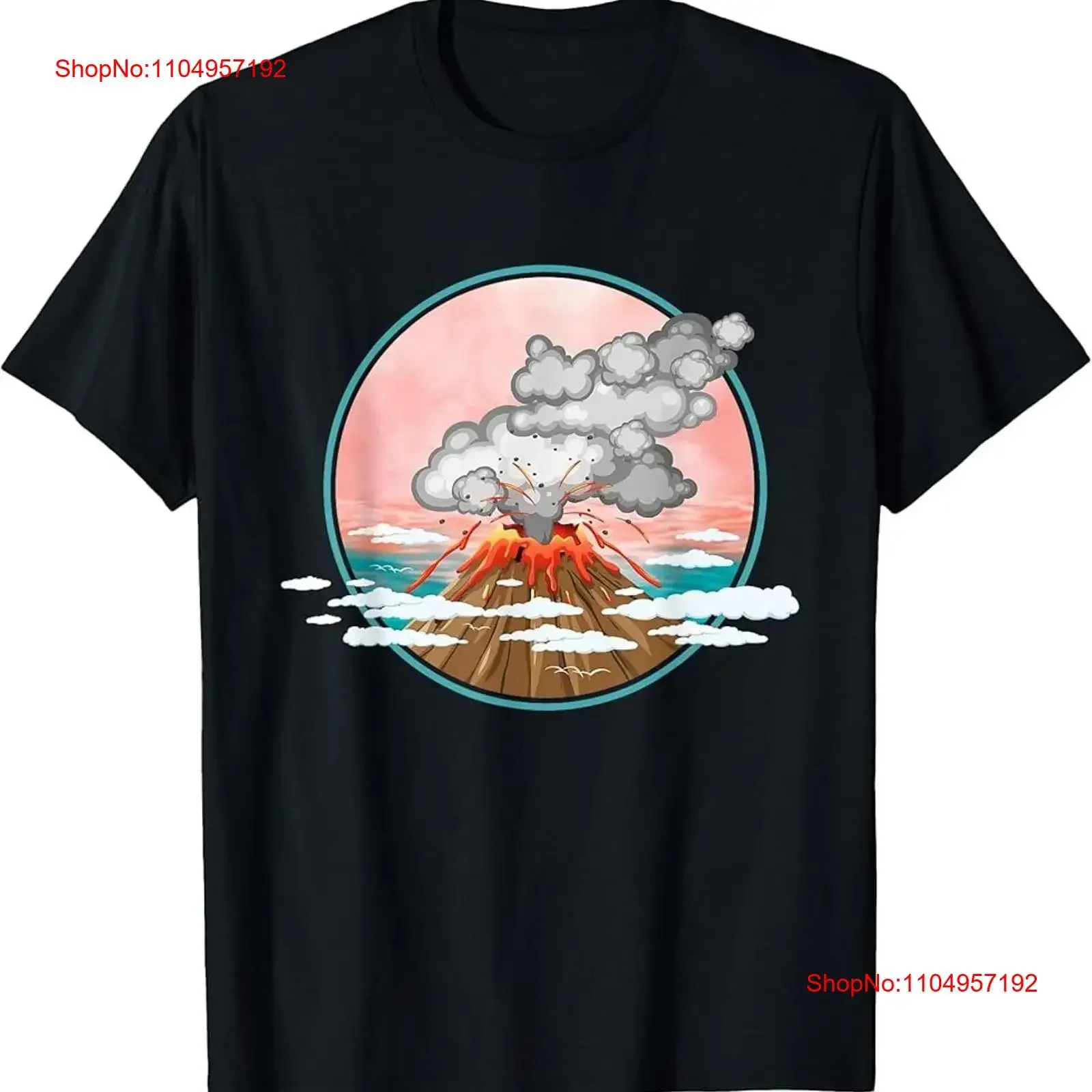 Volcanique éruption géophysiciste géographie volcanologue t-shirt vintage lavé mode polyvalent graphique homme légèrement