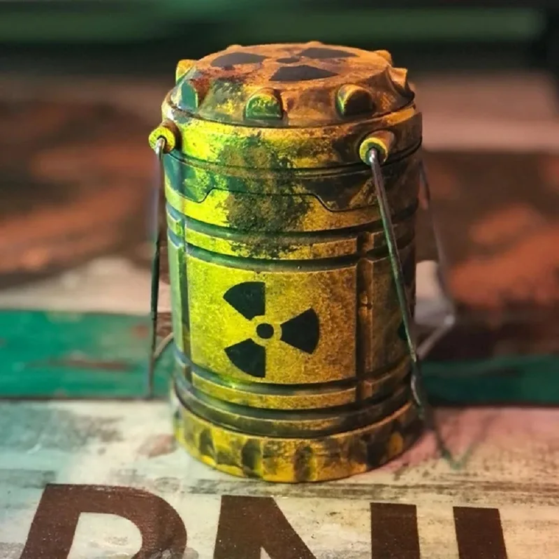 Novelty Lighting Miniature Lantern Simulation Nuclear Reactor Lantern Illuminator Green Led Light Halloween Decor Friend Gift