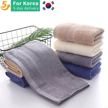 10 PCS 100% 코튼 타월 세트 비치 호텔 높은 품질과 부드러운 35X75cm 샤워 페이스 타월