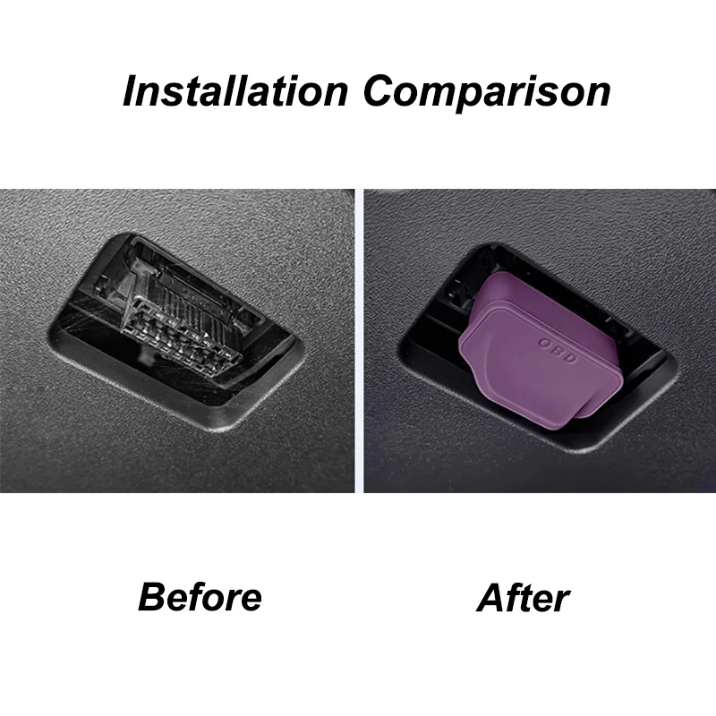 For Xiaomi YU7 2025 2026 Car OBD Diagnostic Interface Protective Cover Silicone Protective Cover Interior Accessories