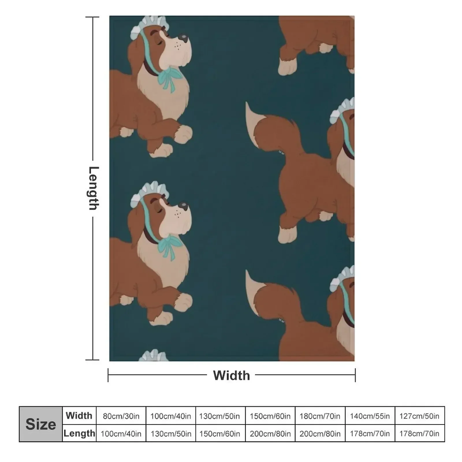Nana Sideview Teal Background Throw Blanket Softest Fashion Sofas Camping Furry Furrys Sleeping Bag Blankets
