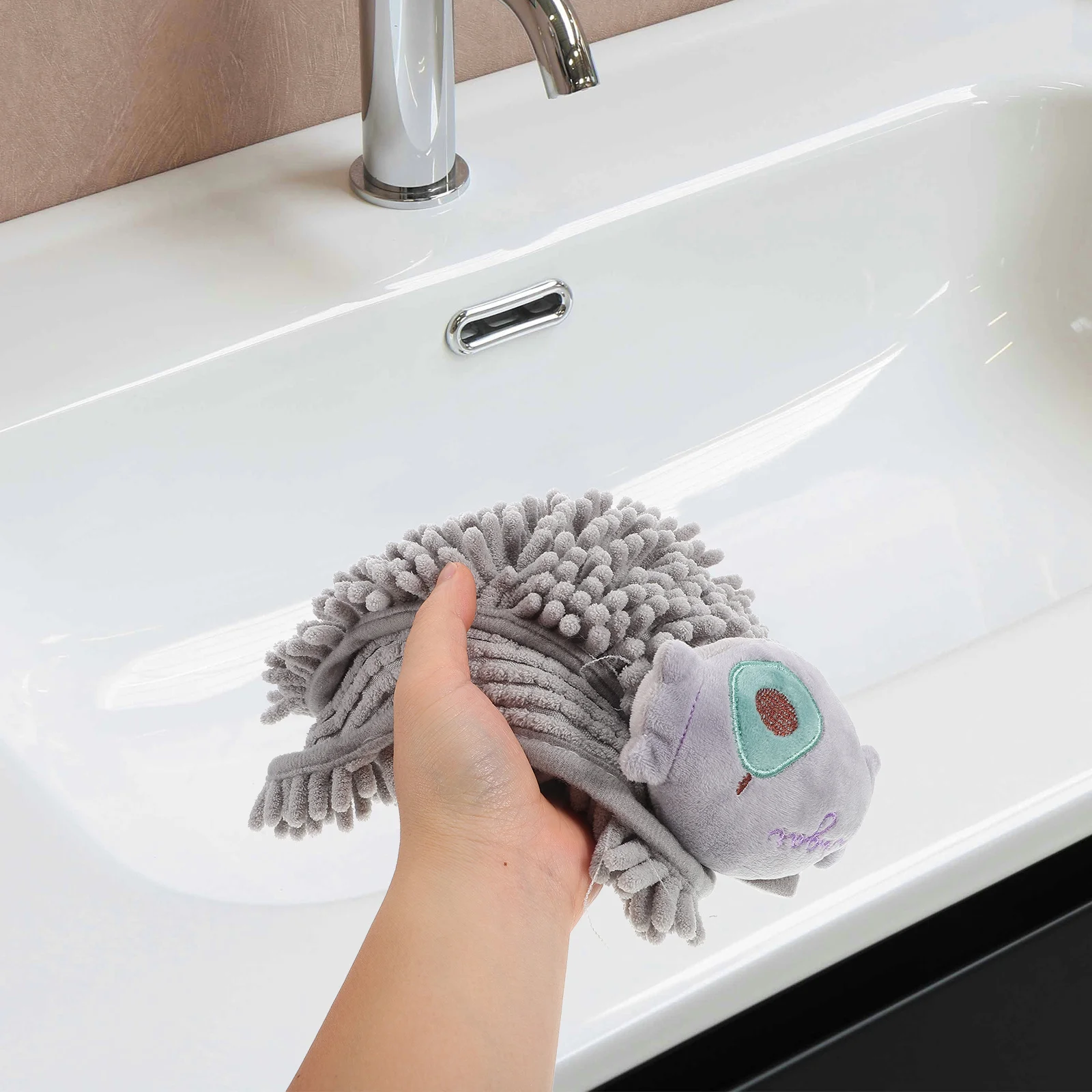 رائعتين منشفة اليد سميكة الشنيل التجفيف السريع ماصة الأسرة ضرورة المسنين المنزل السفر الكرتون ديكور #6