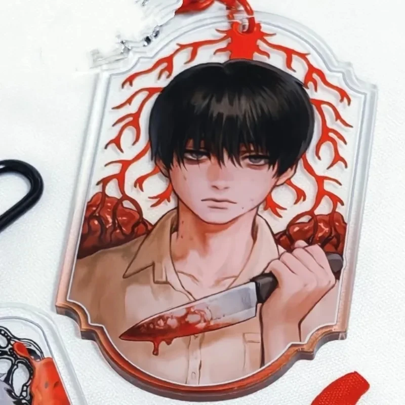 أنيمي الصيف Hikaru Died Yoshiki Tsujinaka Hikaru Indo تأثيري المفاتيح الاكريليك ظهره قلادة كيرينغ مجوهرات الإكسسوار