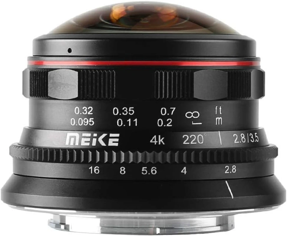 Meike 3.5mm f2.8 Ultra Wide Circular Fisheye Lens Manual Focus for Olympus Panasonic Lumix MFT Micro 4/3 Mount Mirrorless