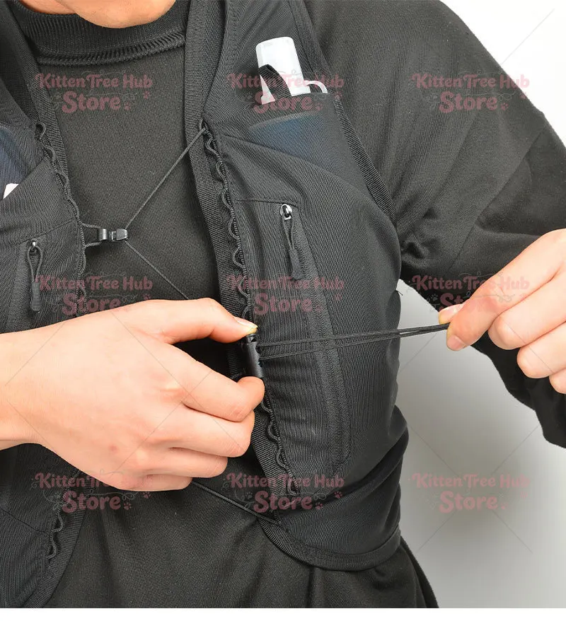 Lightweight Hydration Pack Vest Backpack Outdoor Sport Running Daypack for Hiking Camping Cycling Jogging Workout