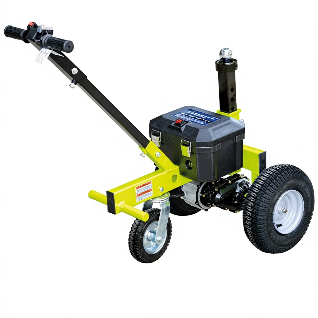 

Electric Metal Trailer Dolly Battery Powered Heavy Duty Caravan Boat Trailer Mover Adjustable Ball