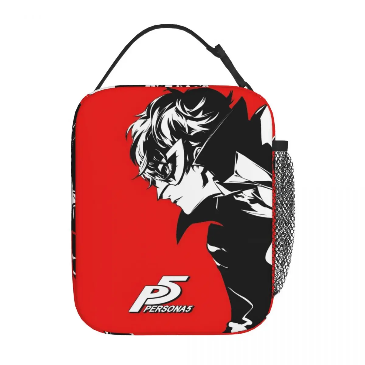 Personas Joker Insulated Lunch Bag Cooler Bag  Meal Container P5 Games High Capacity Tote Lunch Box Girl Boy Work Outdoor