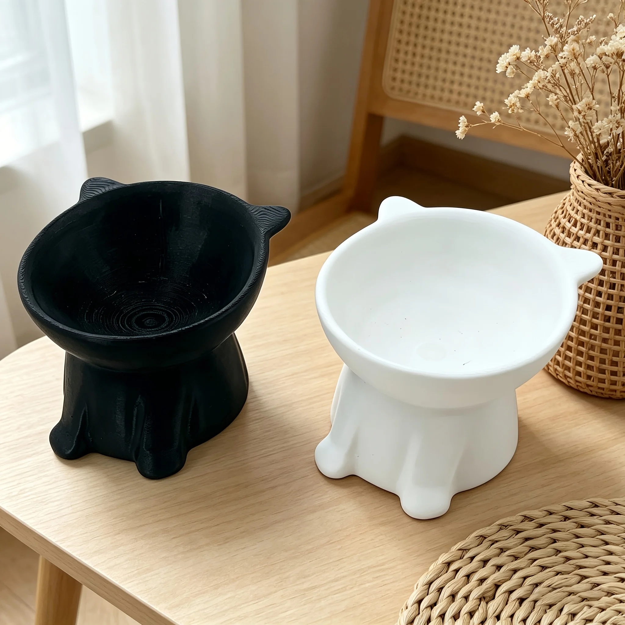 3D printed cat-shaped jewellery tray, both a practical storage tray and a desktop decorative ornament, jewellery storage tray