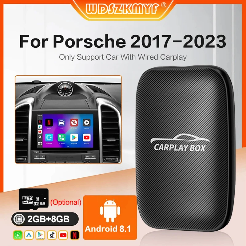 

Smart Ai Box 4 in 1 Carplay Auto Wired to Wireless Android Auto Adapter Wired Android Auto Cars WiFi TF Card for Netflix Youtub