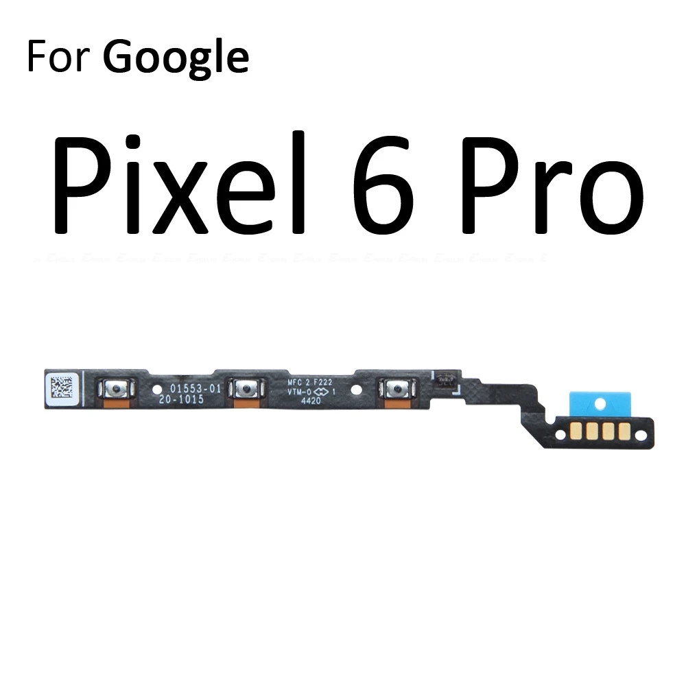 Power On Off Button Volume Switch Key Control Flex Cable Ribbon For Google Pixel 6 7 8 9 Pro XL 7a 6a 8a Repair Parts