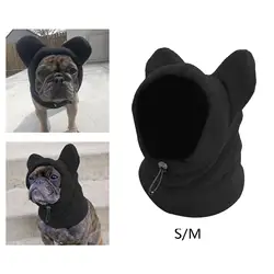 Dog Warm Hat Ear Wrap Soft Thickened Adjustable Dog Ears Cover Earmuffs for Medium to Large Dog Pets Puppy Walking Training