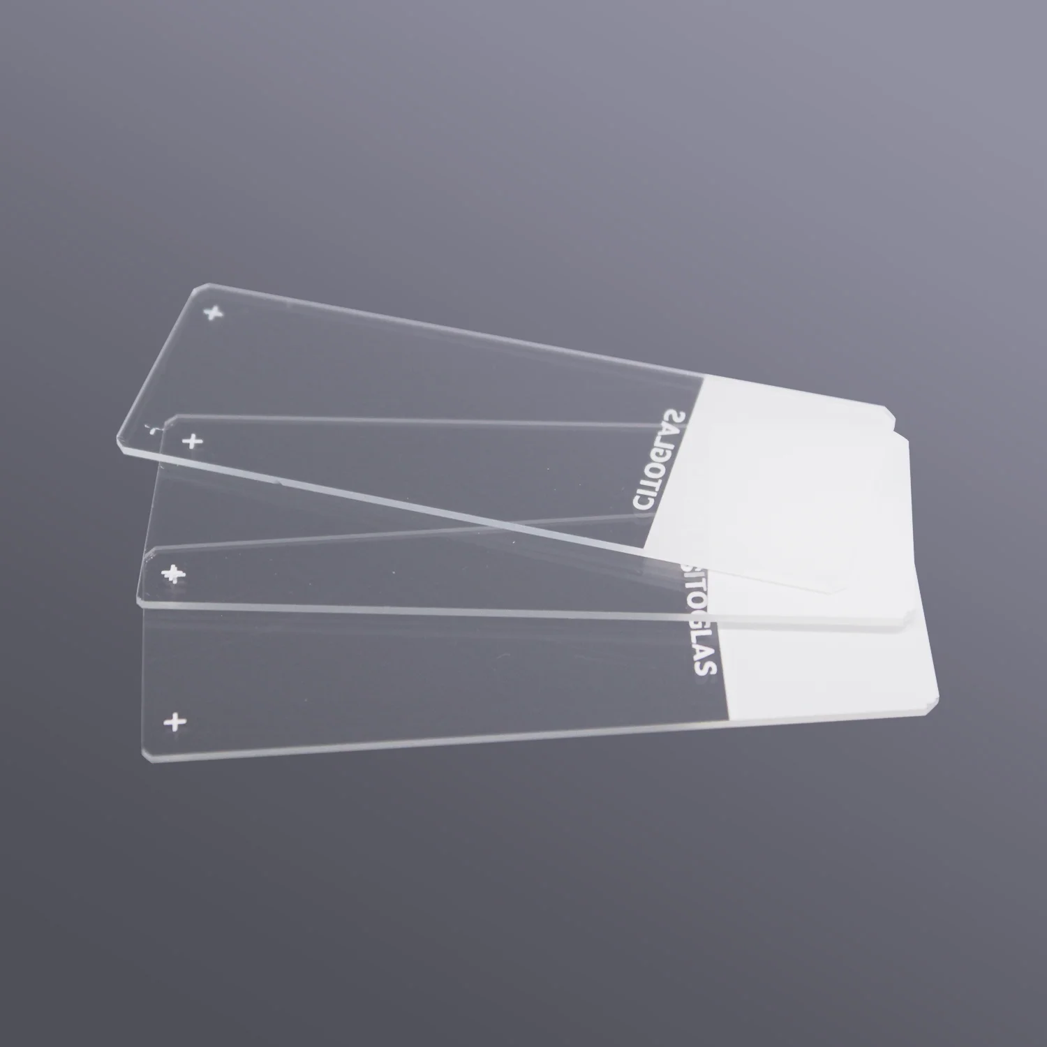 Biosharp 50PCS BC014 8105 Microscope Slides 80360-3102-16 Laboratory Education Single Concave Microscope Blank Slides