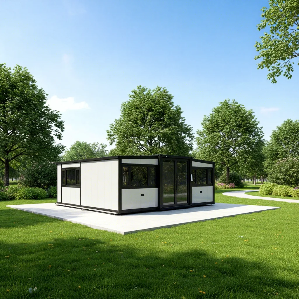 Ready to Ship Prefab Modern Expandable Container Home Two Bedroom Prefabricated Building Foldable House Casa Contenedor