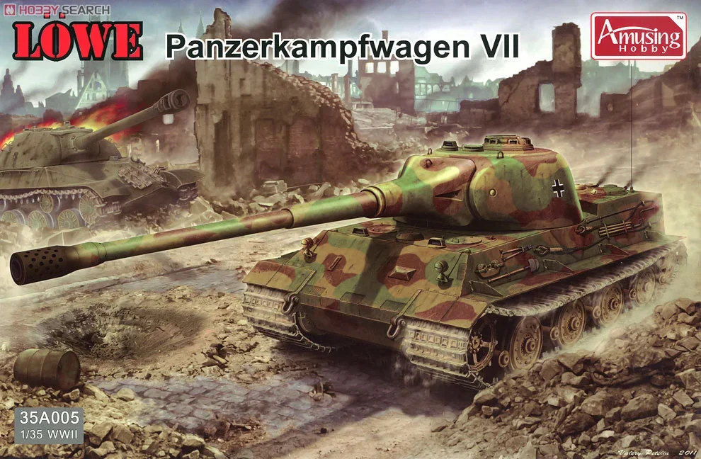 Amusing Hobby  assembling tank scale model kit 35A005 Löwe Panzerkampfwagan VII Tank 1/35