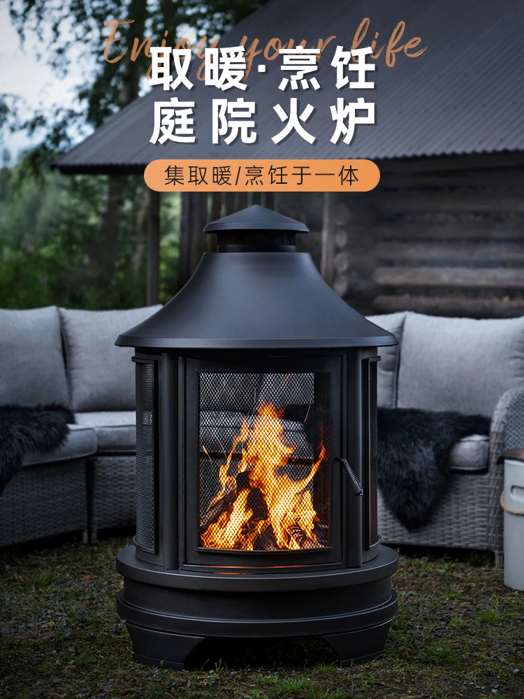 Outdoor oven Garden firewood heating furnace