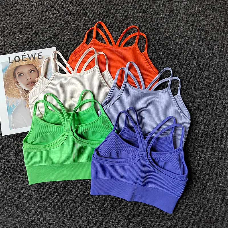 

Women Sports Bra Seamless Beauty Back Sports Bra Sexy Yoga Fitness Top Sports Underwear Push-Up Bra Sportswear Sports Top Female