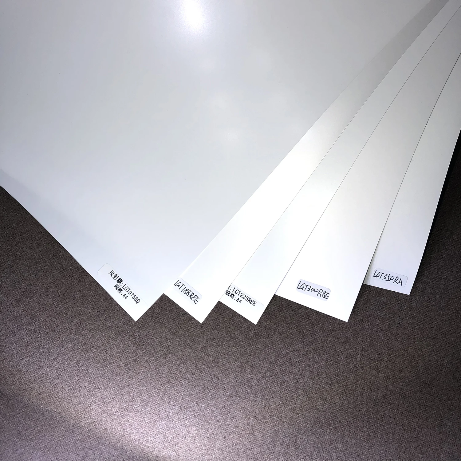 LED Light Reflective Film Homogenizing Uniform Light Guide Film PET LCD Backlight Film for Light Box Flat Panel Light LCD Screen