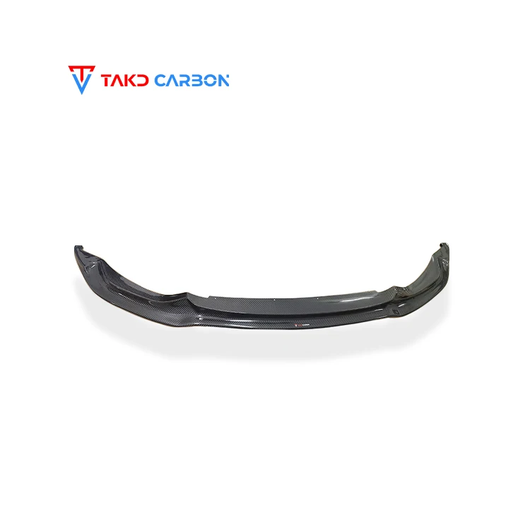 TAKD Carbon Dry Carbon Fiber 3K Twill Glossy Finish F80 F82 Carbon Front Bumper Lip For BMW M3/M4 F80/F82