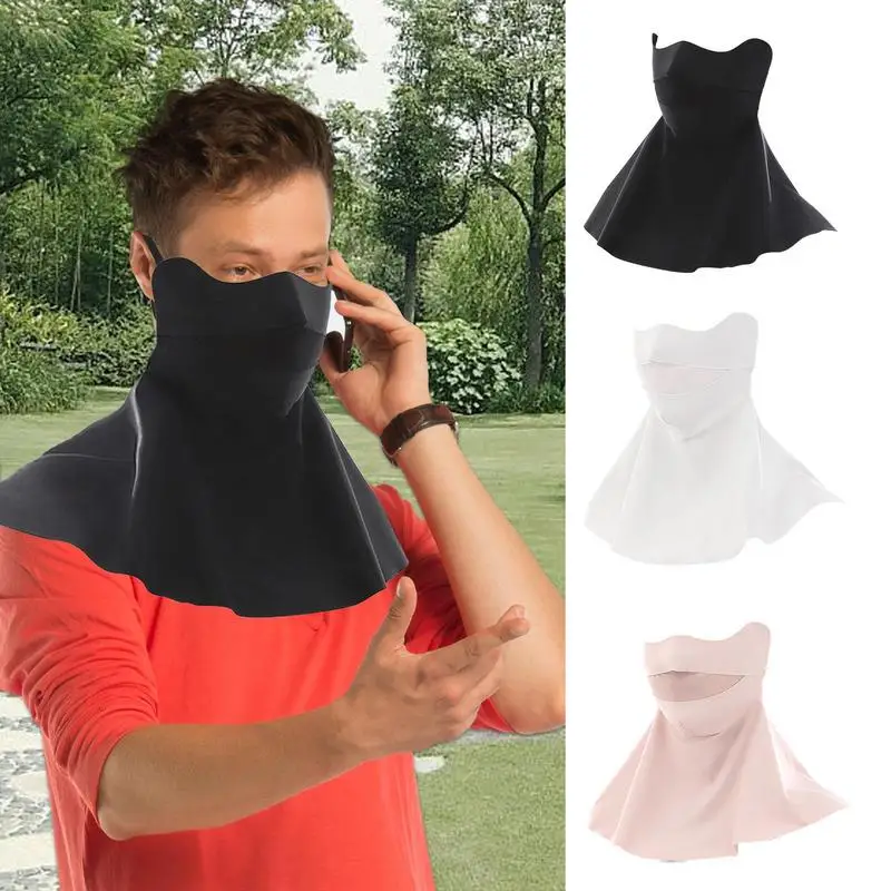 Sun Protection Masque Neck Gaiter SPF Face Cover Face Scarf Cover Sunscreen Masque Face Shield Sun Face Cover UV Masque Cooling