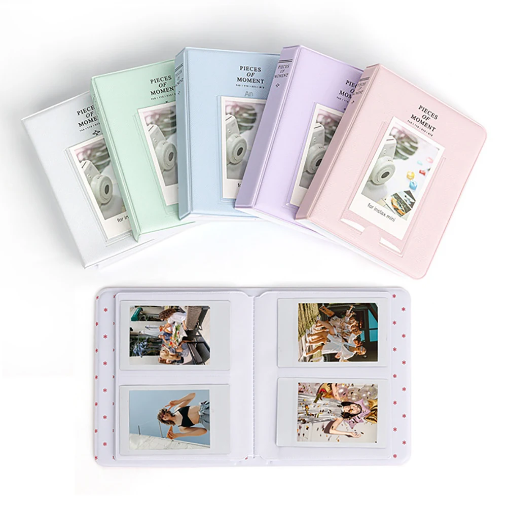 Album Photo 64 pochettes pour Fujifilm Instax Mini 12/11/9, Album Photo de mariage pour Fujifilm Instax Mini Film Instax