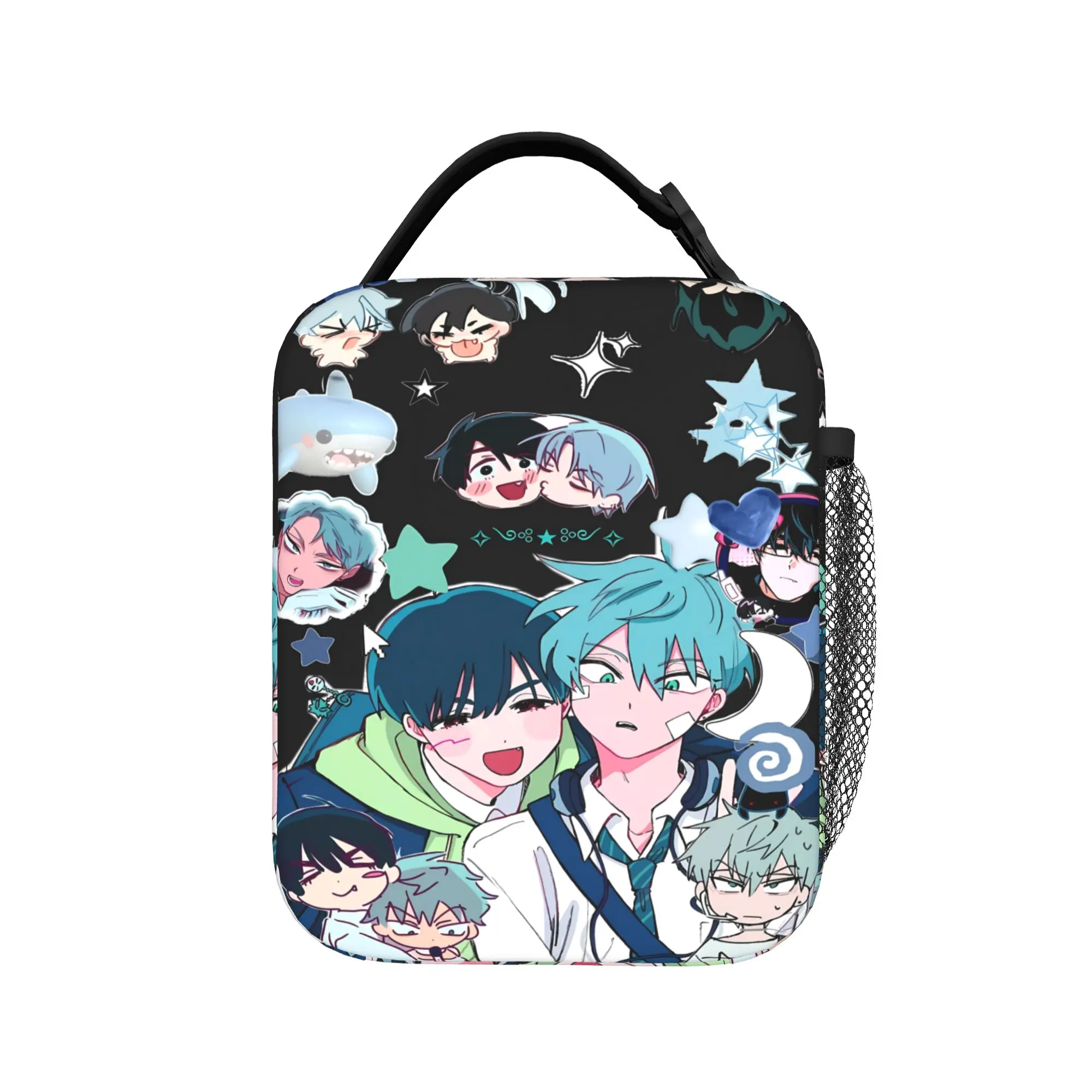 

Alien Stage Anime Lunch Bag Portable Insulated Lunch Box Women School Custom Cooler Bag Funny Waterproof Tote Food Bags