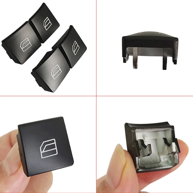 Car Window Lift Switch Repair Button Cover With Tools 2049058202 For Mercedes-Benz C-CLASS W204 GLK X204 W212 W207