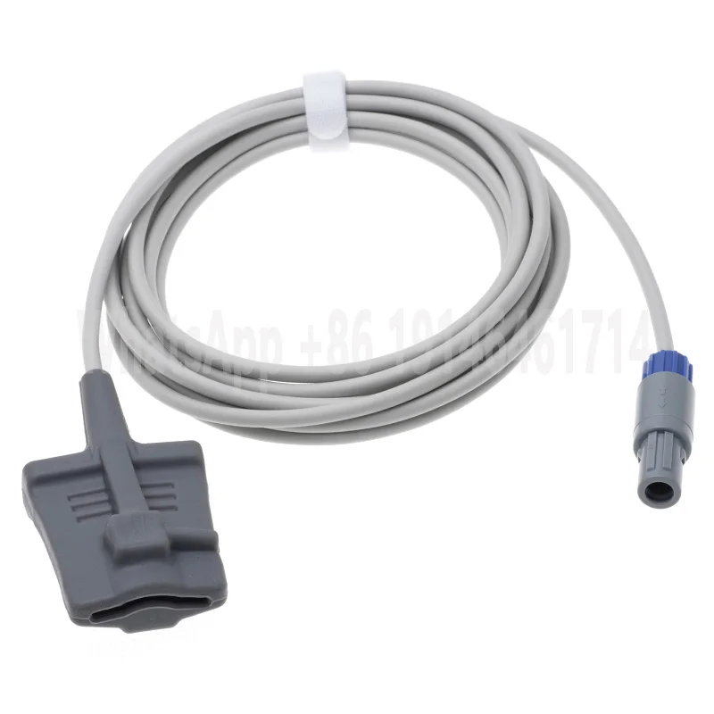 Dixion Storm متوافق مع مستشعر Spo2 ، جهاز مراقبة الإصبع والأذن ، كابل الجبهة التأكسج ، 6 دبابيس ، 3 أمتار ، ، من من من من من من ؟ ، من ؟ ، #4