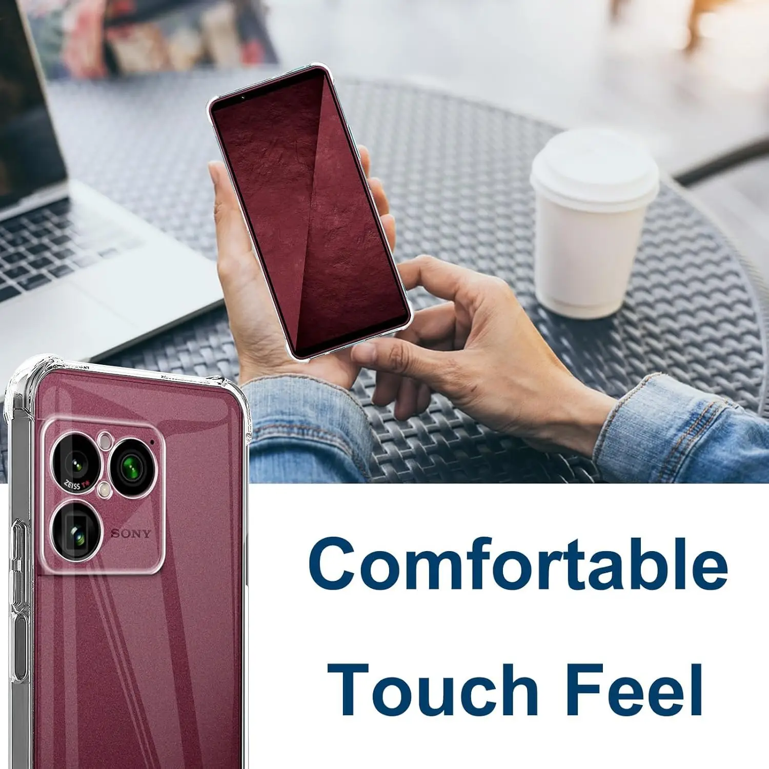 Reinforced Corners Shockproof Soft TPU Clear Camera Protection Case Cover for Sony Xperia 1 VIII 2026 view 3