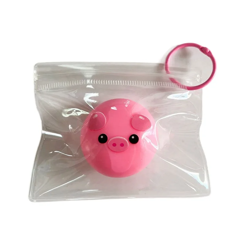 Kawaii Mini Pink Pig Squeeze Ball Toy Antistress Anti Anxiety Stress Relief Squishies Mochi Slow Rebound Cute Pig Toy Kids Gifts