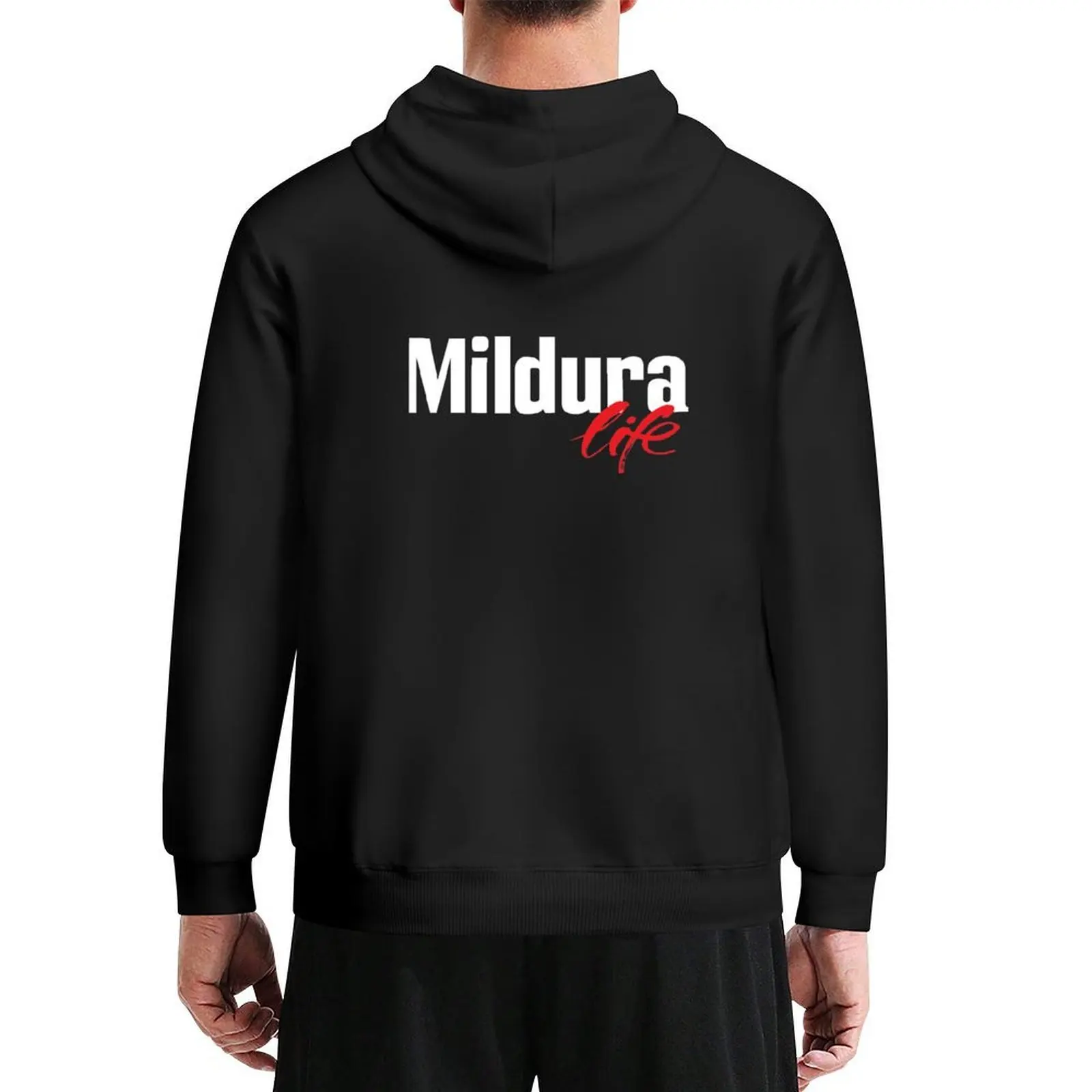 

Mildura Life Australia Raised Me Hoodie male clothes japanese style graphic t shirts men men clothing new hooded tee