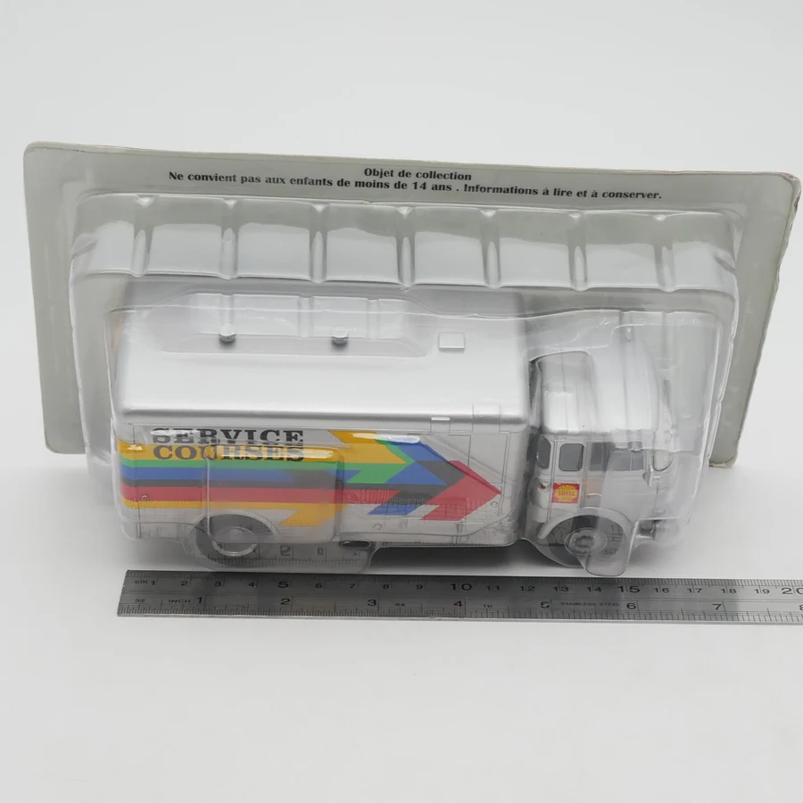 

Diecast Ixo 1:43 Scale Berliet GBK Shell Advertising Car Alloy Car Model Collectible Toy Gift Souvenir Display Ornament