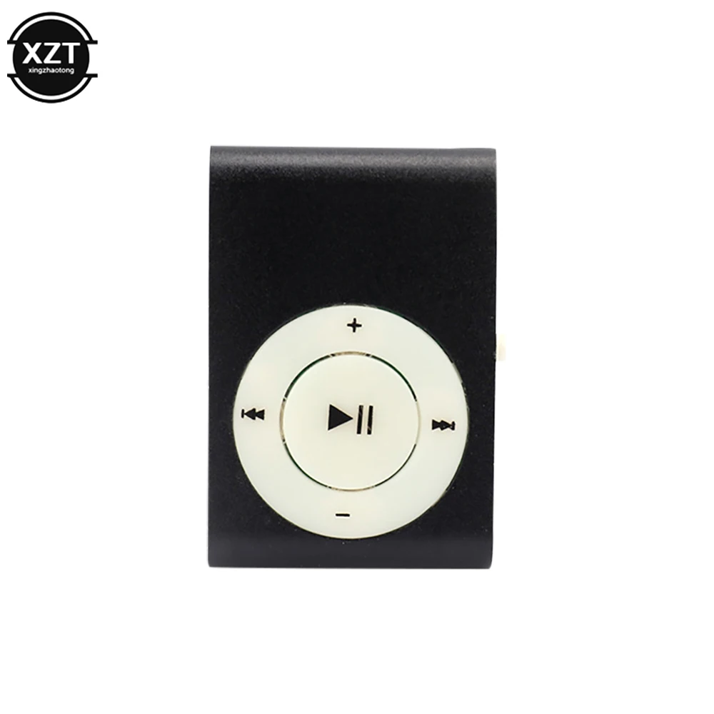 NEW Mp3 Player Portable Metal Screenless Card Mini Mp3 Iron Clip Walkman Sport Player Creative Mp3 Music Player Student Gift