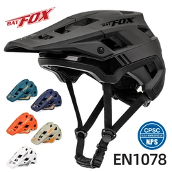 BATFOX-casco ultraligero para ciclismo de montaña y carretera para hombre y mujer, novedad