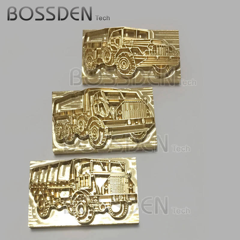 BOSSDEN Customized LOGO Leather stamp Copper Brass Wood Paper Skin Bread Cake Die Heating Emboss Mold Letter Metal Stamp Brand