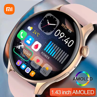 Xiaomi Mijia New Women Bluetooth Call Smartwatch Always Display Time Heart Rate Sports Health Monitoring Music GT4 Smart Watches