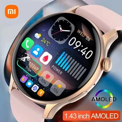 Xiaomi-ATA JIA Smartwatch pour femme, appel Bluetooth, affichage permanent de l'heure, fréquence cardiaque, sport, surveillance de la santé, musique GT4, montres intelligentes, nouveau