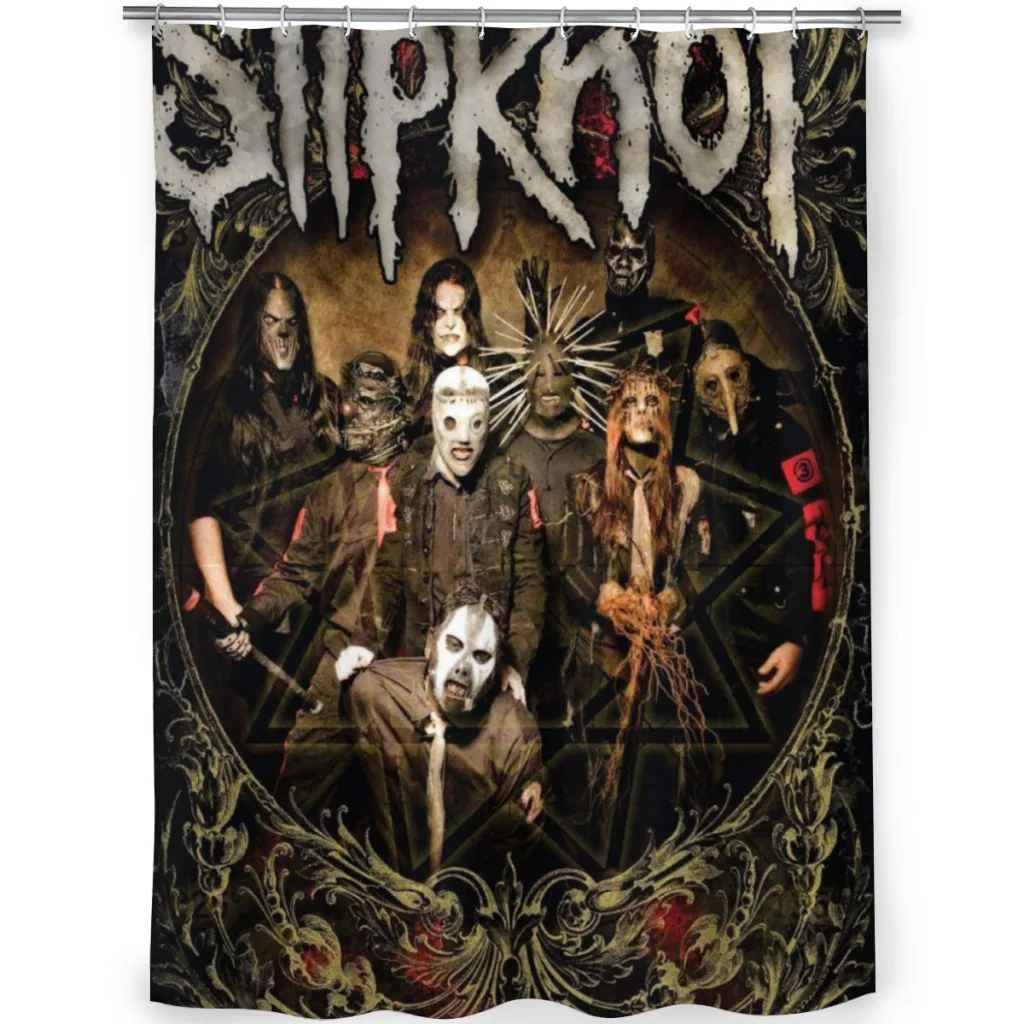 In-the-Slipknot-of -Style Shower Curtain for Bathroom  Aesthetic Room Decoration