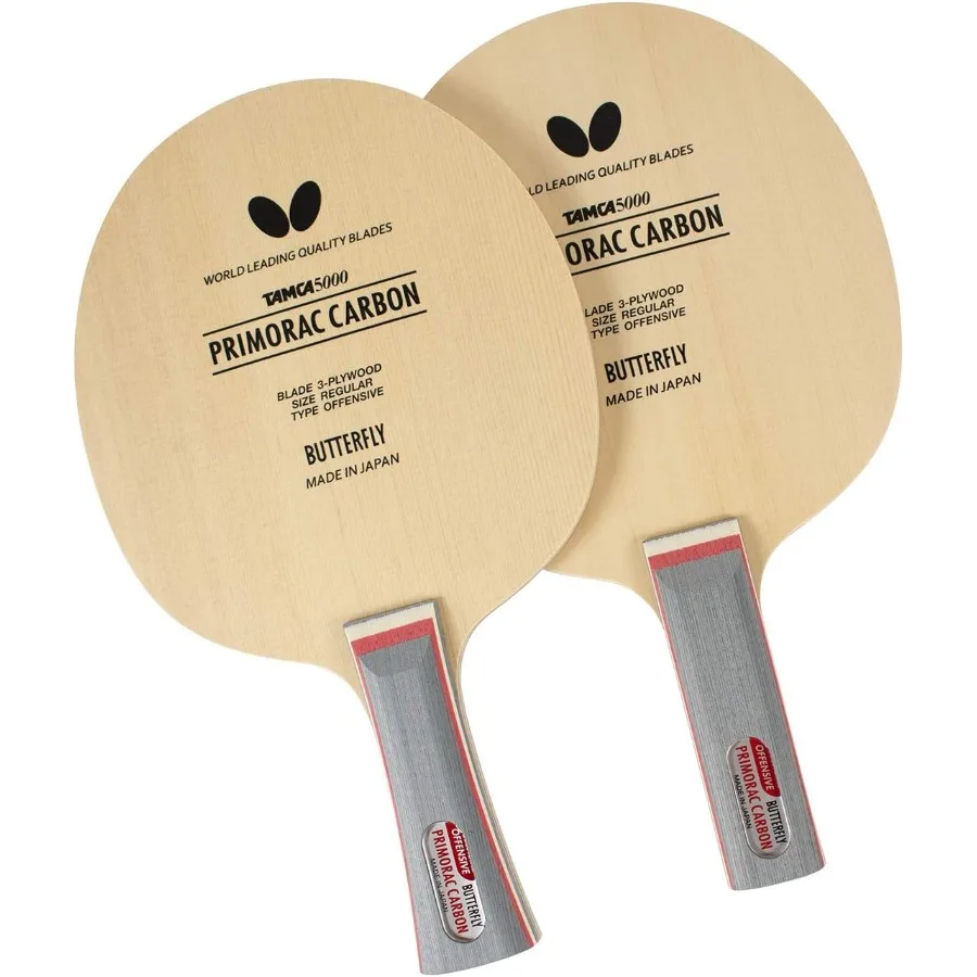 

Primorac Carbon Blade Table Tennis Blade with 5000 Carbon Fiber and Cypress Wood Fiber for Professional Use FL and ST Handle Ty