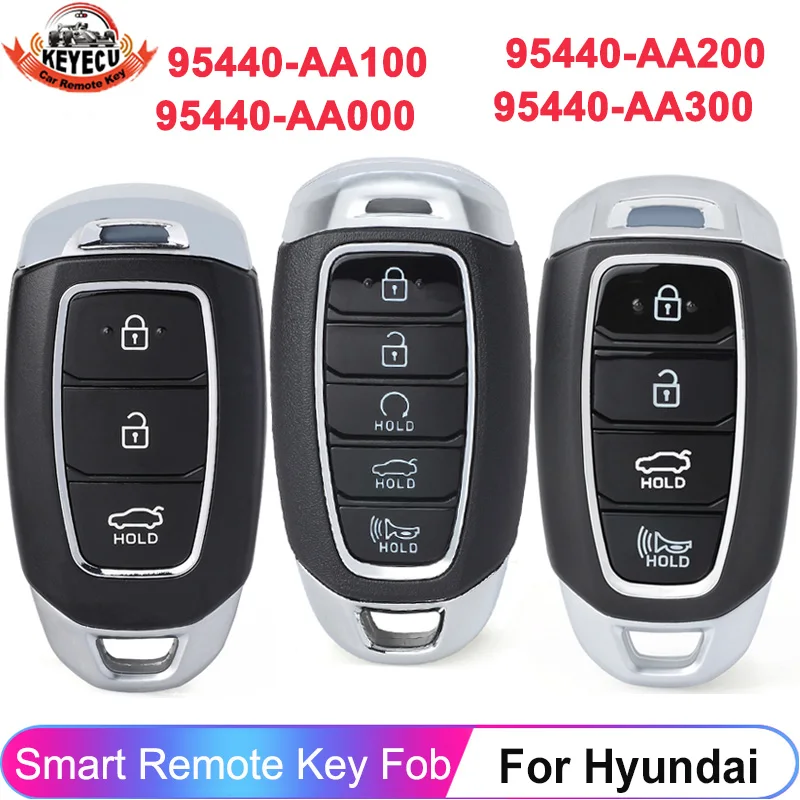 KEYECU 95440-AA000 95440-AA100 95440-AA200 95440-AA300 For Hyundai Avante 2020 Elantra 2021 2022 Keyless Entry Go Remote Key