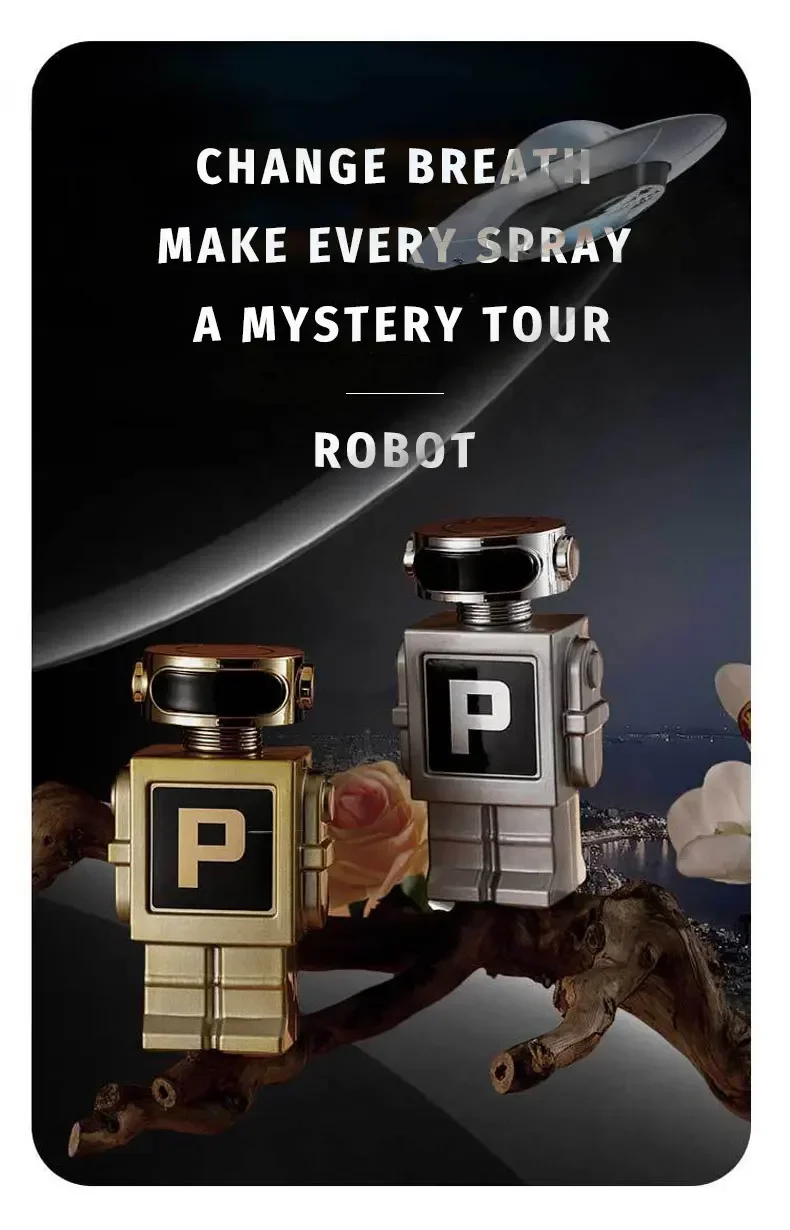 Perfume Hombre Original High Quality Cologne Robots Perfumes The Robot Looks Smells Long Lasting Suitable Collection Gift