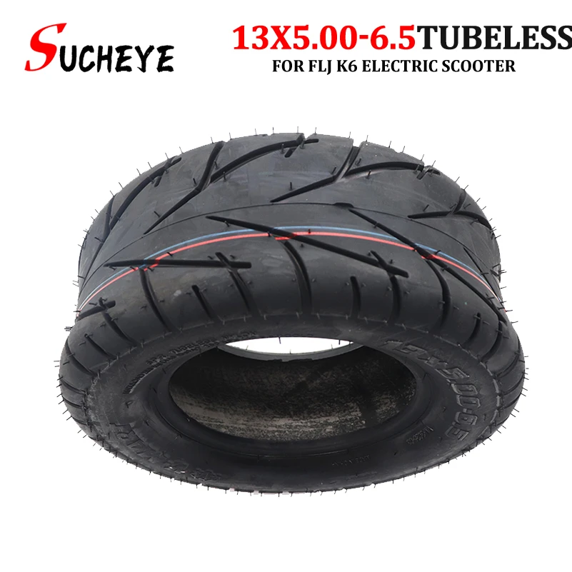13x5.00-6.5 Tubeless Tire for 13 Inch Motor Wheels FLJ K6 Electric Scooter E Kick  Tyre 13*5.00-6.5 Vacuum