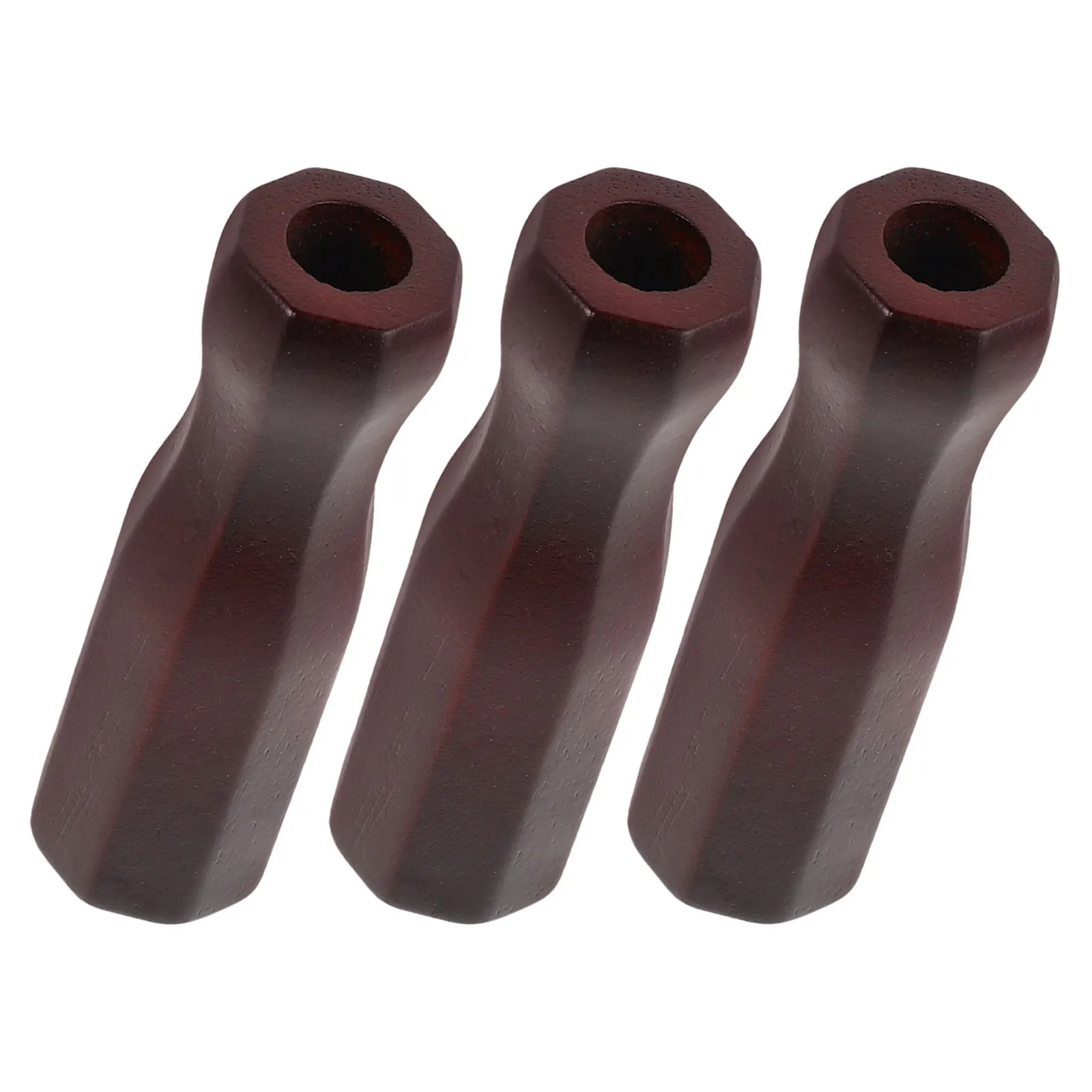 

3Pcs Table Soccer Replacement Handles Wooden Octagon Foosball Grip Rod End Caps Non-Slip 4.91 Inch Football Table Accessories