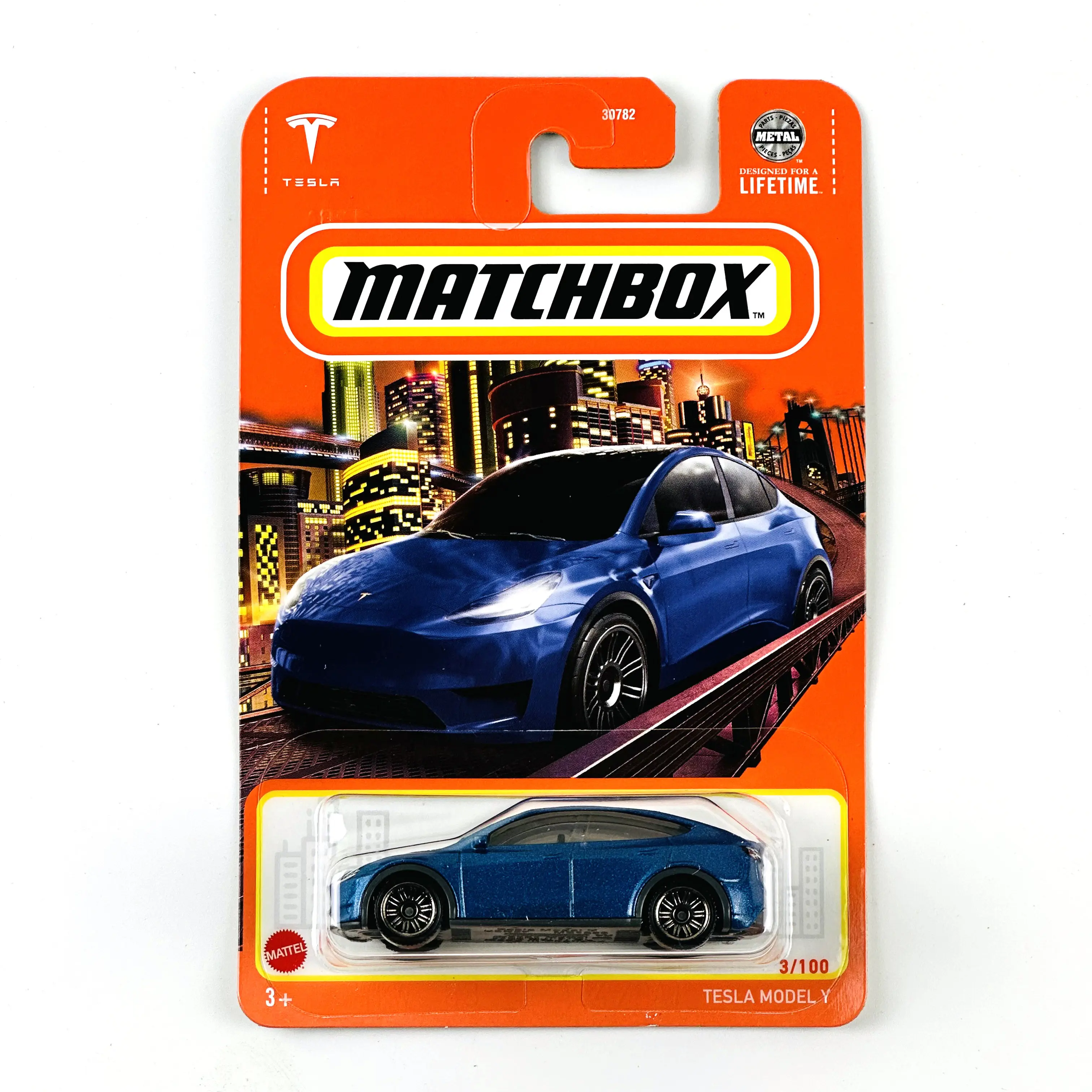 2024-30782 Matchbox 1/64 MODEL X MODEL Y 2022 MACAN 1985 PATHFINDER Collect die-casting alloy car model