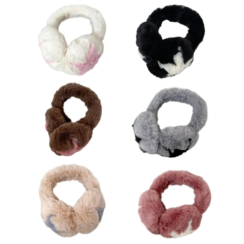 Fleece Ear Warmers Star Decoration Unisex Earmuffs Fashion Cold Weather Earmuff Dropship