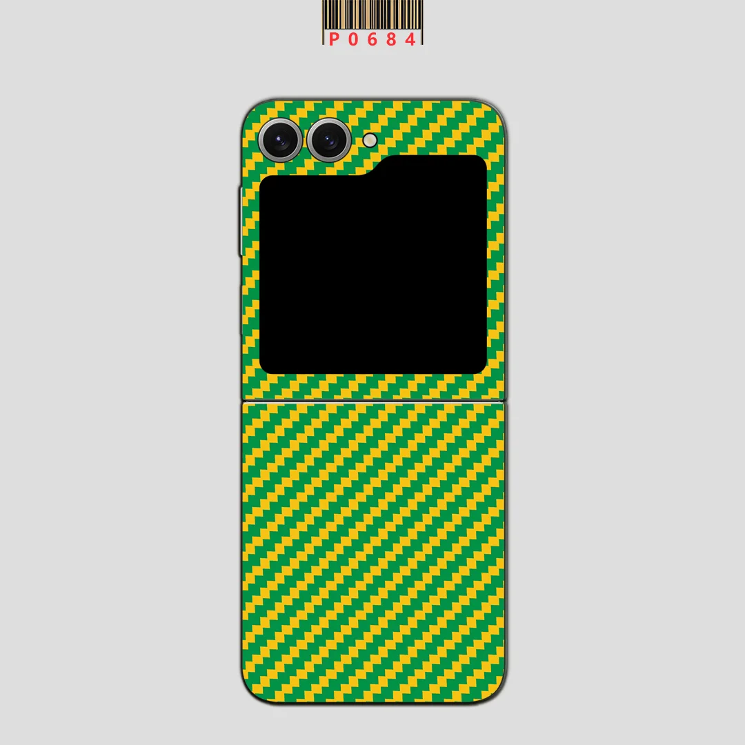 Nueva piel para Samsung Galaxy Z Flip6 4 7 5 Protector de pantalla trasera cubierta de película Flip5 Wrap pegatina colorida