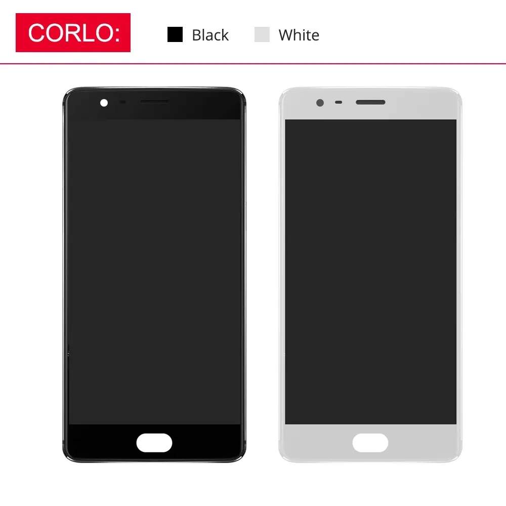 Imagem -02 - Tela de Toque Super Oled Lcd para Oneplus Polegadas A3010 Conjunto do Digitalizador Substituição para um Mais 3t A3003