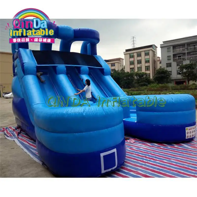 زحليقة مزدوجة قابلة للنفخ كبيرة للأطفال ، قلعة منزلقة ، معدات ملعب خارجية ، تكلفة المصنع