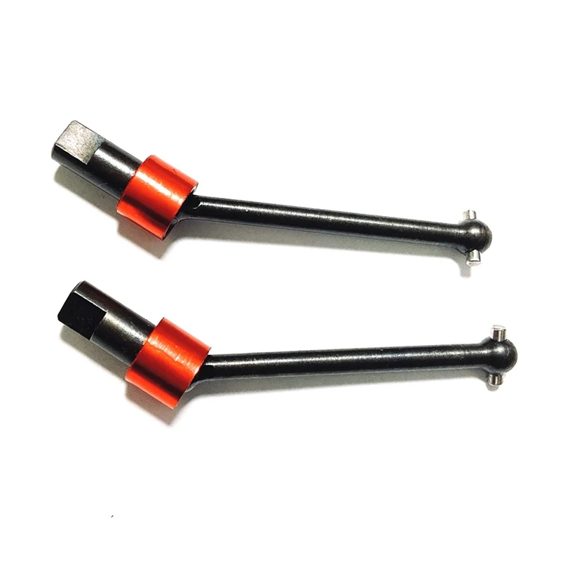 2Pcs Metal CVD Drive Shaft Driveshaft for Traxxas LaTrax Teton 1/18 RC Car Upgrade Parts Accessories,A